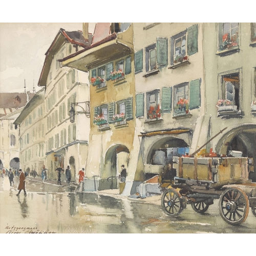 PIERRE CH�TILLON : 'Metzgergasse' (DOBIASCHOFSKY AUKTIONEN AG)