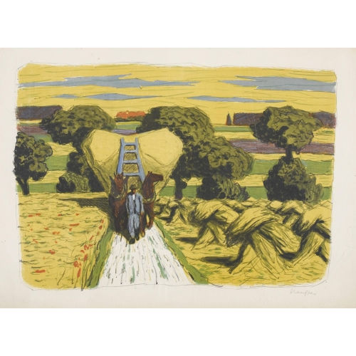 FRED STAUFFER : Einbringen der Ernte (DOBIASCHOFSKY AUKTIONEN AG)