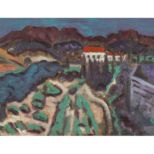 FRED STAUFFER : Expressive Landschaft (DOBIASCHOFSKY AUKTIONEN AG)