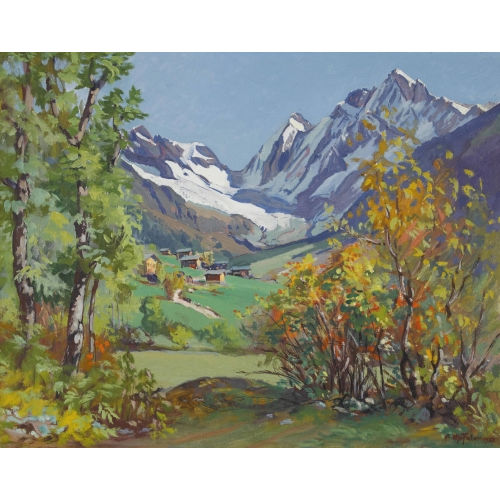 ALBERT NYFELER : 'L�tschental' (DOBIASCHOFSKY AUKTIONEN AG)