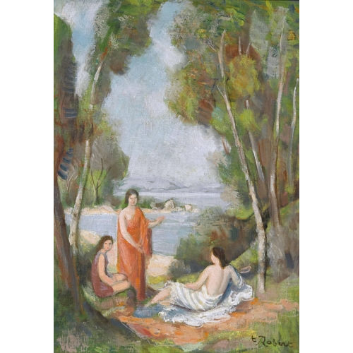 PAUL TH�OPHILE ROBERT : Baigneuses (DOBIASCHOFSKY AUKTIONEN AG)