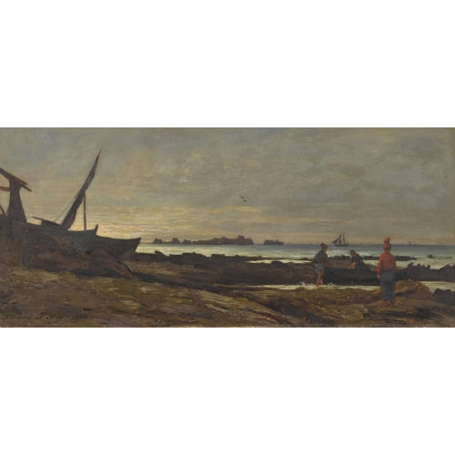 ADOLPHE POTTER : Bord de mer (DOBIASCHOFSKY AUKTIONEN AG)