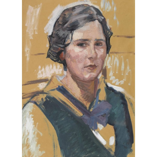CUNO AMIET : 'Bildnis Gertrud Amiet' (DOBIASCHOFSKY AUKTIONEN AG)