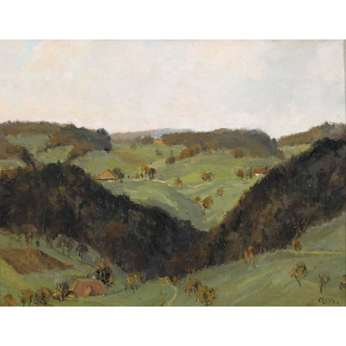RUDOLF M�LLER : Landschaft bei Hirsegg im Emmental (DOBIASCHOFSKY AUKTIONEN AG)