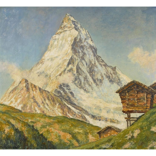 FRITZ OSSWALD : 'Matterhorn (von Winkelmatten)' (DOBIASCHOFSKY AUKTIONEN AG)