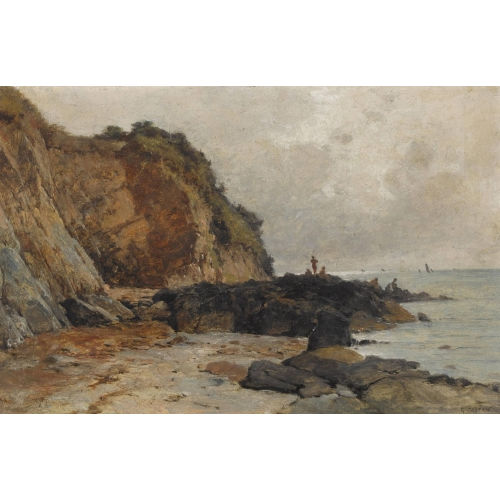GUSTAVE EUG�NE CASTAN : '� Concarneau' (DOBIASCHOFSKY AUKTIONEN AG)