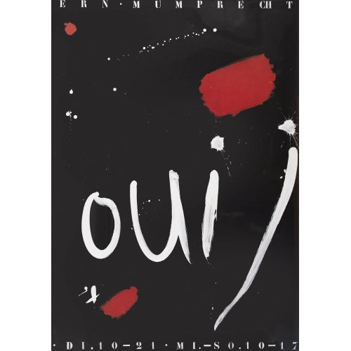 RUDOLF MUMPRECHT : 'Vie, oui je t′aime. Kunstmuseum Bern Grossformate 1988' (DOBIASCHOFSKY AUKTIONEN AG)