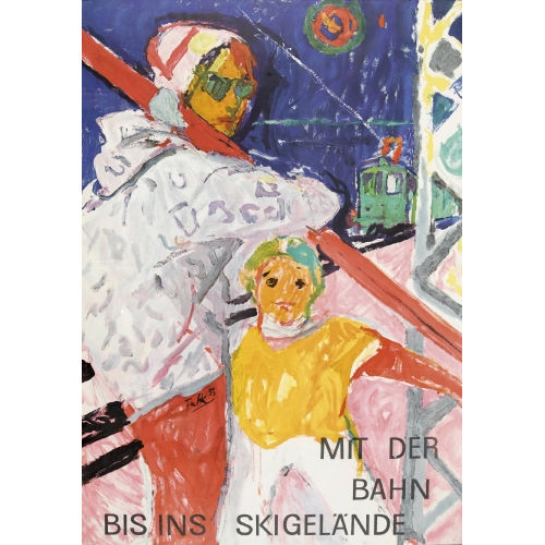 HANS FALK : 'Mit der Bahn bis ins Skigel�nde' (DOBIASCHOFSKY AUKTIONEN AG)