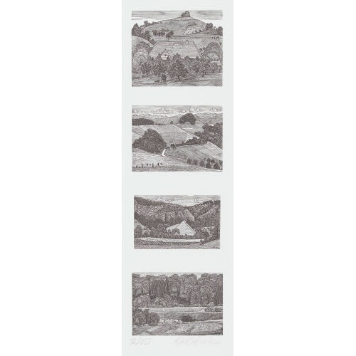EMIL ZBINDEN : Emmentaler Landschaften (DOBIASCHOFSKY AUKTIONEN AG)