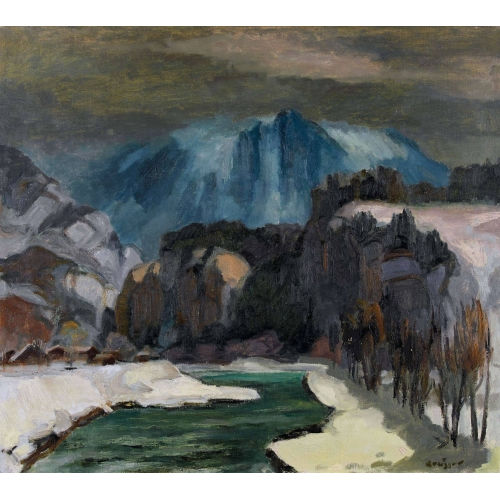ARNOLD BR�GGER : Die Aaareschlucht (DOBIASCHOFSKY AUKTIONEN AG)