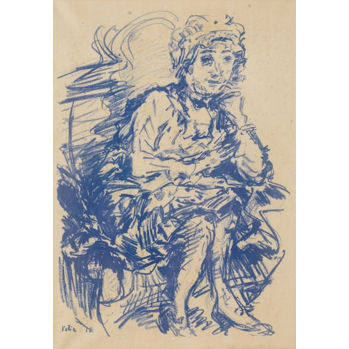 OSKAR KOKOSCHKA : 'Katja' (K�the Richter) (DOBIASCHOFSKY AUKTIONEN AG)