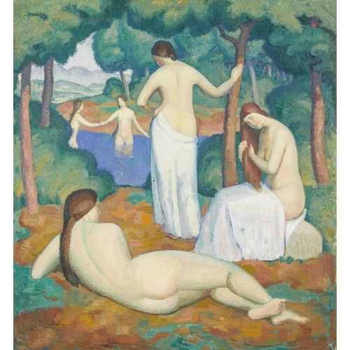 PAUL TH�OPHILE ROBERT : 'Cinq baigneuses' (DOBIASCHOFSKY AUKTIONEN AG)