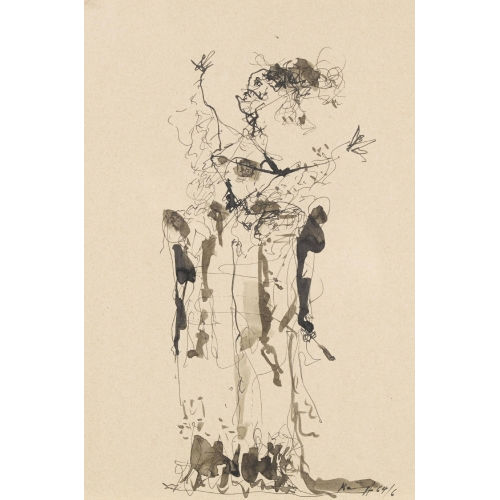 MAX K�MPF : Figur mit erhobenen Armen (DOBIASCHOFSKY AUKTIONEN AG)
