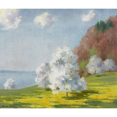 MARCUS JACOBI : Fr�hlingslandschaft (DOBIASCHOFSKY AUKTIONEN AG)