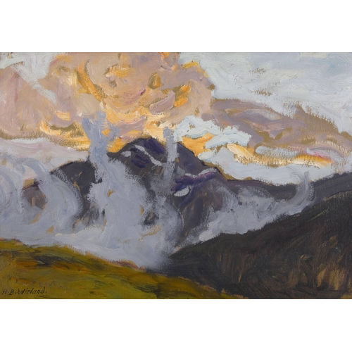 HANS BEAT WIELAND : Bergstudie (DOBIASCHOFSKY AUKTIONEN AG)