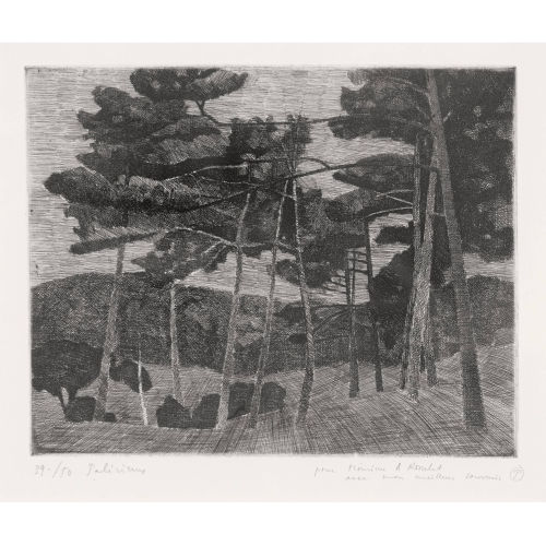 G�RARD DE PAL�ZIEUX : 'For�t de Finges' (DOBIASCHOFSKY AUKTIONEN AG)