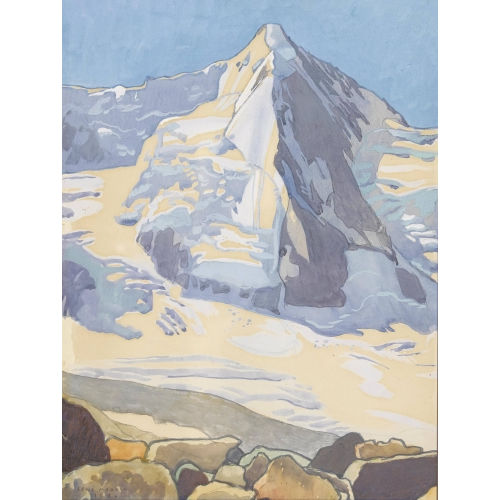 REN� MARTIN : Das Obergabelhorn in den Walliser Alpen (DOBIASCHOFSKY AUKTIONEN AG)