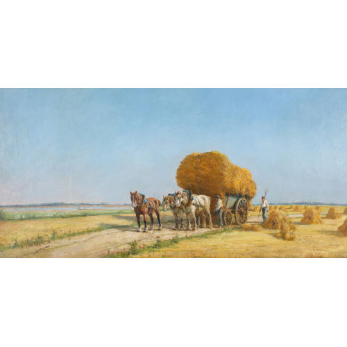 ADOLF CHEVALIER : Bauern bei der Ernte (DOBIASCHOFSKY AUKTIONEN AG)