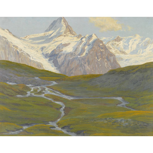 GOTTFRIED HERZIG : 'Bachalp' (DOBIASCHOFSKY AUKTIONEN AG)