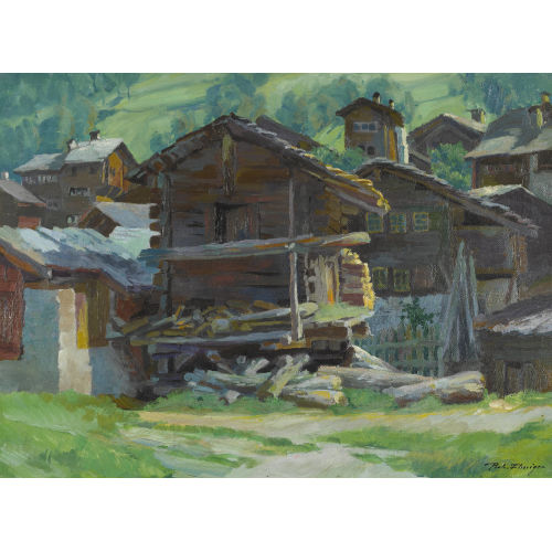 ROBERT ELMIGER : Walliser Stadel (DOBIASCHOFSKY AUKTIONEN AG)