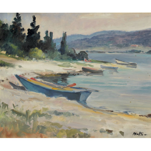 WALTER MAFLI : Au bord du Lac de Joux (DOBIASCHOFSKY AUKTIONEN AG)