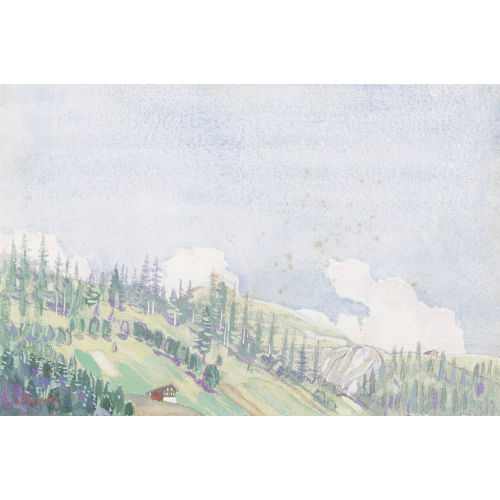 ALBERT TRACHSEL : Sommerliche Alplandschaft (DOBIASCHOFSKY AUKTIONEN AG)