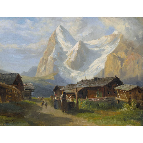 JAKOB JOSEPH ZELGER : Der Eiger von M�rren aus (DOBIASCHOFSKY AUKTIONEN AG)