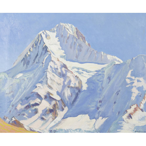 ALBERT NYFELER : 'Bietschhorn vom L�tschental aus' (DOBIASCHOFSKY AUKTIONEN AG)
