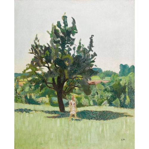 CUNO AMIET : 'Baum mit Figur' (DOBIASCHOFSKY AUKTIONEN AG)