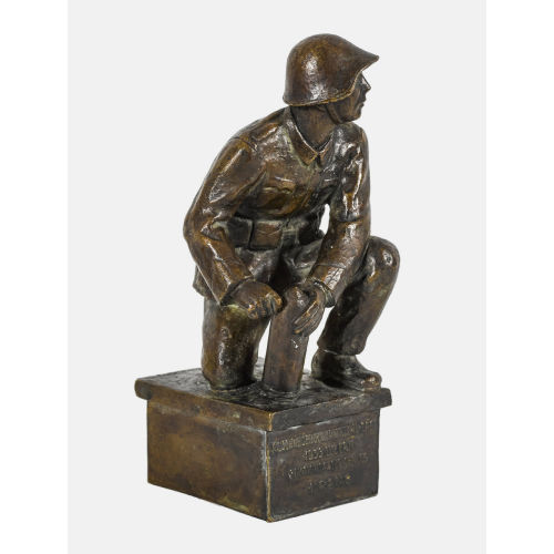 PAUL KYBURZ : Soldat mit Artilleriegeschoss (DOBIASCHOFSKY AUKTIONEN AG)