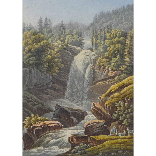 JOHANN PETER LAMY : 'Cascade de Giesbach au Canton de Berne' (DOBIASCHOFSKY AUKTIONEN AG)