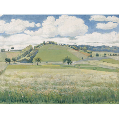 EDUARD BOSS : Sommerliche Feldlandschaft (DOBIASCHOFSKY AUKTIONEN AG)