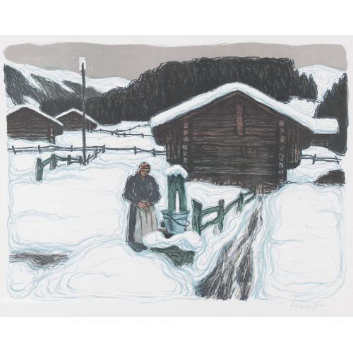 FRED STAUFFER : Am Brunnen (DOBIASCHOFSKY AUKTIONEN AG)
