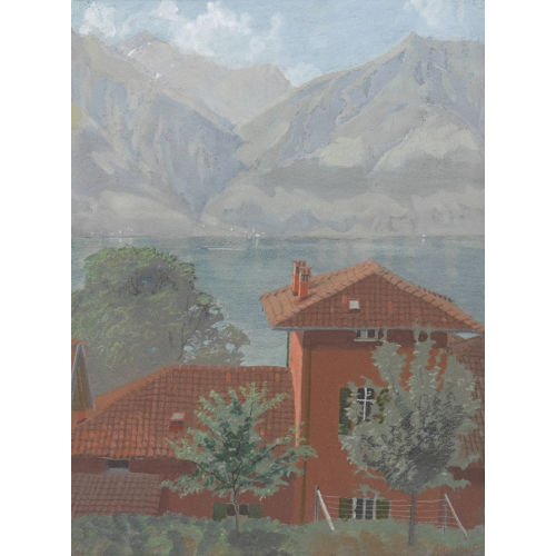 ERNST KREIDOLF : 'Villa in Locarno' (DOBIASCHOFSKY AUKTIONEN AG)