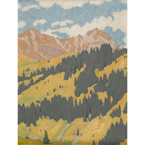 EMIL PROCHASKA : Sommerliche Berglandschaft (DOBIASCHOFSKY AUKTIONEN AG)