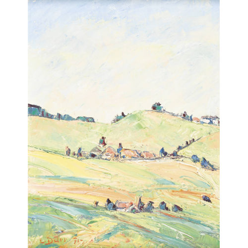 LOUIS D�RR : Sonnige Voralpenlandschaft (DOBIASCHOFSKY AUKTIONEN AG)