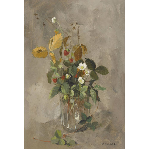 REN�E YOLANDA HAUSER : 'Fraises des bois' (DOBIASCHOFSKY AUKTIONEN AG)