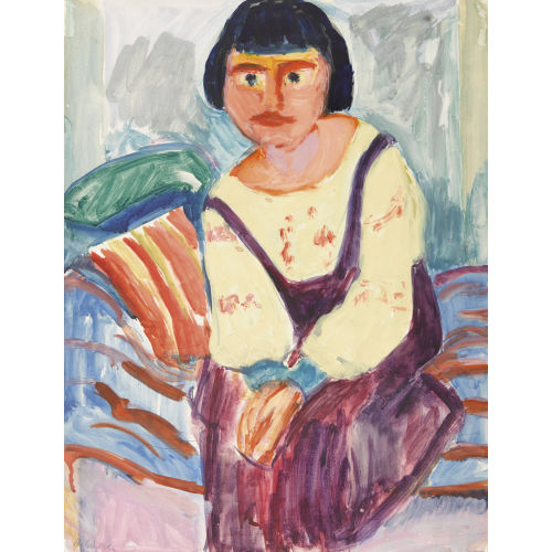 HERMANN SCHERER : Portr�t von Anna M�ller (DOBIASCHOFSKY AUKTIONEN AG)
