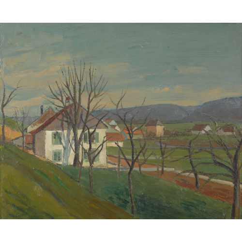 ALBERT SCHNYDER : 'Fr�hling in Vicques' (DOBIASCHOFSKY AUKTIONEN AG)