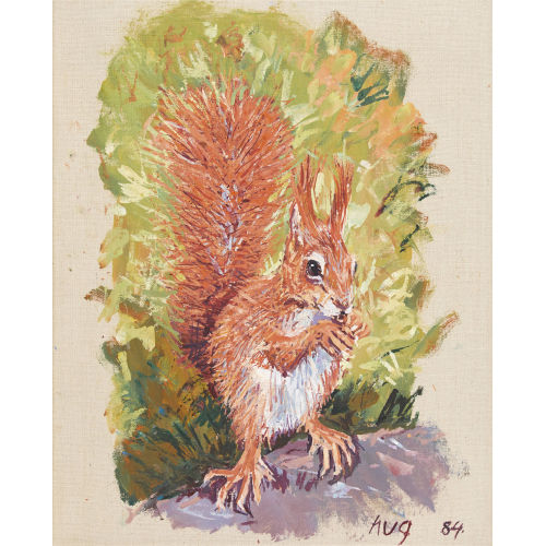 FRITZ HUG : Eichh�rnchen (DOBIASCHOFSKY AUKTIONEN AG)