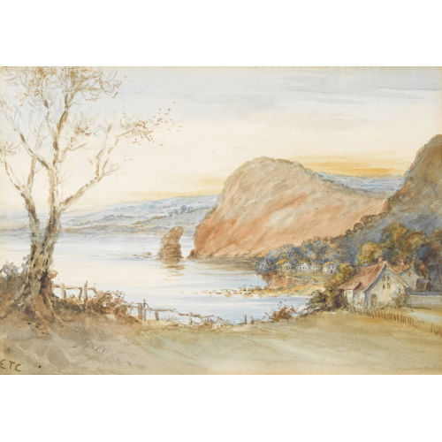 EDWARD THEODORE COMPTON : Felsige Uferlandschaft (DOBIASCHOFSKY AUKTIONEN AG)