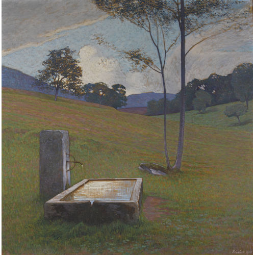 PIERRE-PHILIPPE GODET : 'La Fontaine' (DOBIASCHOFSKY AUKTIONEN AG)