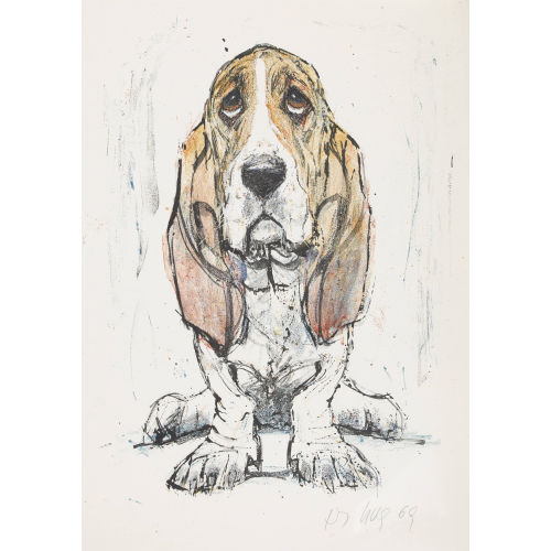 FRITZ HUG : Basset Hound (DOBIASCHOFSKY AUKTIONEN AG)