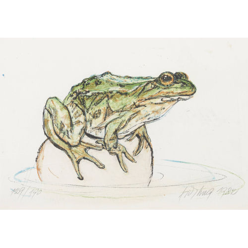FRITZ HUG : Grasfrosch (DOBIASCHOFSKY AUKTIONEN AG)