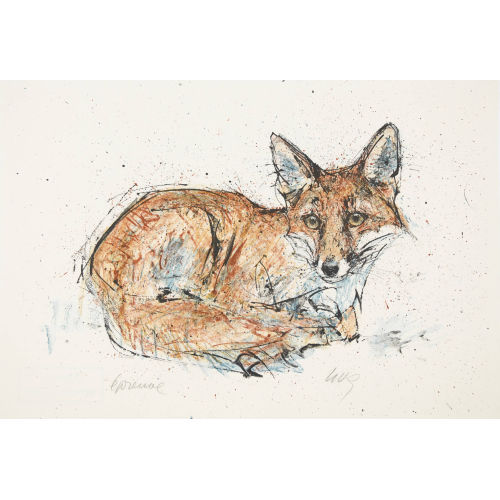 FRITZ HUG : Liegender Fuchs (DOBIASCHOFSKY AUKTIONEN AG)