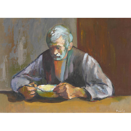 PAUL JAKOB) PAOLO (EIGTL. M�LLER : 'Die Armen-Suppe' (DOBIASCHOFSKY AUKTIONEN AG)