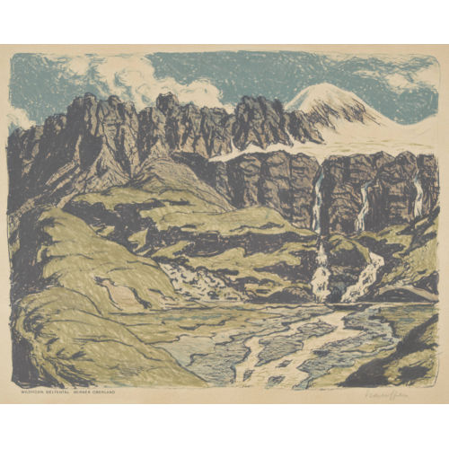 FRED STAUFFER : 'Wildhorn, Geltental Berner Oberland' (DOBIASCHOFSKY AUKTIONEN AG)