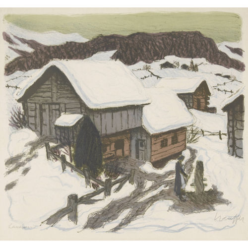 FRED STAUFFER : 'Lauenen' (DOBIASCHOFSKY AUKTIONEN AG)