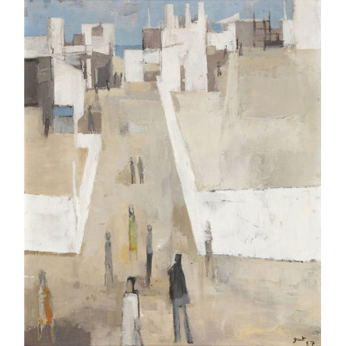 JEAN-JACQUES GUT : 'La promenade' (DOBIASCHOFSKY AUKTIONEN AG)