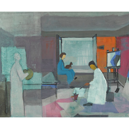 WALTER SCH�LCHLI : 'Im Atelier' (DOBIASCHOFSKY AUKTIONEN AG)